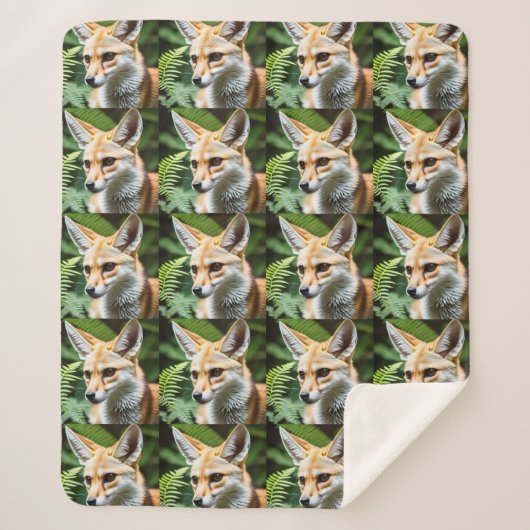 Cunning Fennec Fox Sherpadecke (Vorderseite)