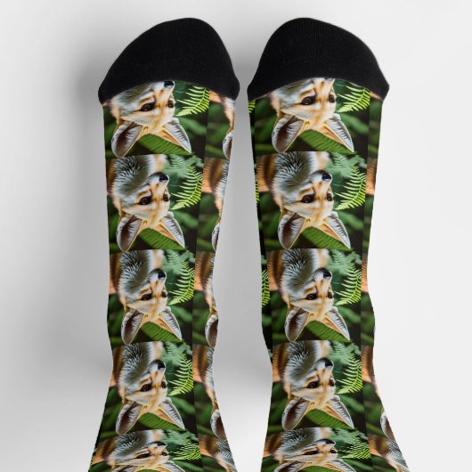 Cunning Fennec Fox Socken (Oben)