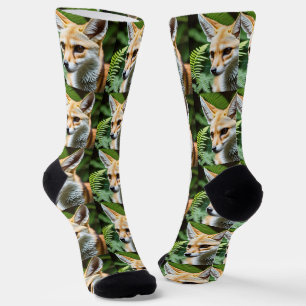 Cunning Fennec Fox Socken