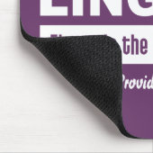 Cunning Linguist Custom Mousepad (Ecke)
