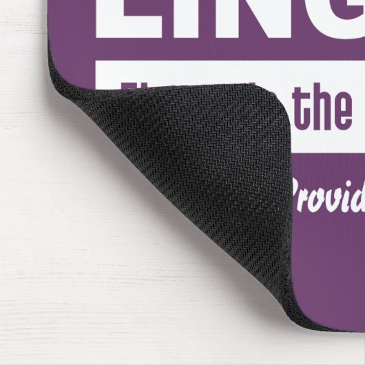 Cunning Linguist Custom Mousepad (Ecke)