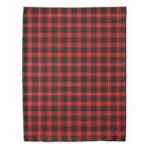 Cunningham Clan Bright Red and Black Tartan