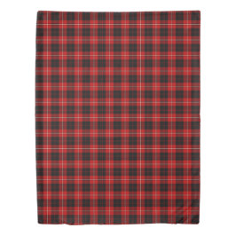 Cunningham Clan Bright Red and Black Tartan