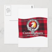 Cunningham Clan Postkarte (Vorne/Hinten)