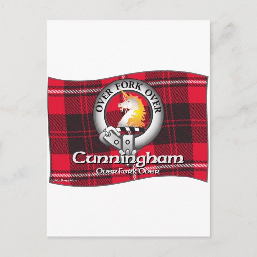 Cunningham Clan Postkarte (Vorderseite)