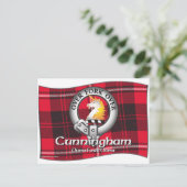 Cunningham Clan Postkarte (Stehend Vorderseite)