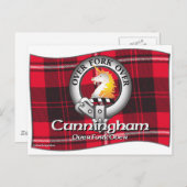 Cunningham Clan Postkarte (Vorne/Hinten)