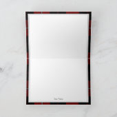 Cunningham Clan Scottish Zuhause Faltes Grußkarte Karte (Innenseite)