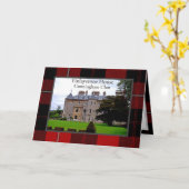 Cunningham Clan Scottish Zuhause Faltes Grußkarte Karte (Gelbe Blume)