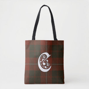 Cunningham Clan Tartan Monogram Tasche