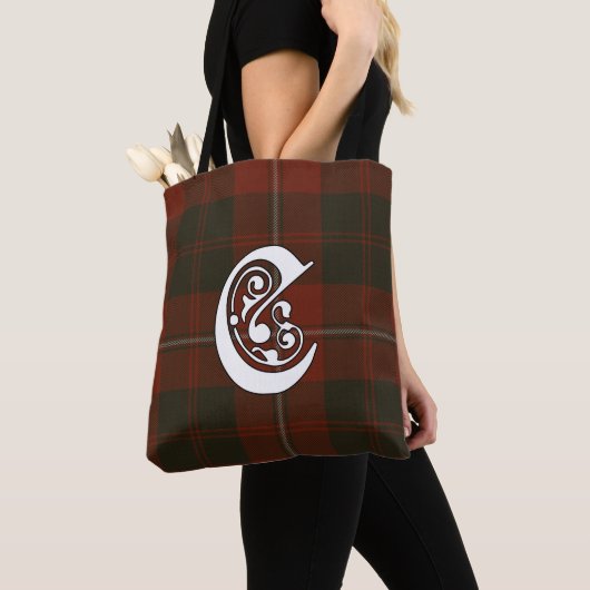 Cunningham Clan Tartan Monogram Tasche (Von Nahem)