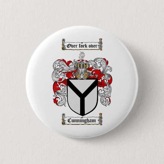 CUNNINGHAM FAMILIENWAPPEN - CUNNINGHAM WAPPEN BUTTON (Vorderseite)