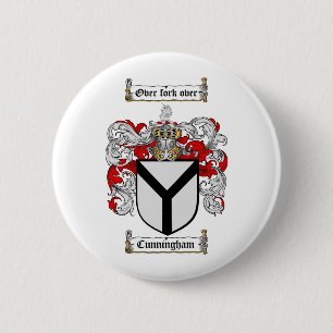 CUNNINGHAM FAMILIENWAPPEN - CUNNINGHAM WAPPEN BUTTON