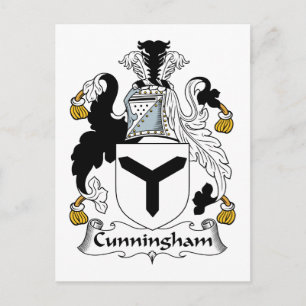 Cunningham-Familienwappen Postkarte