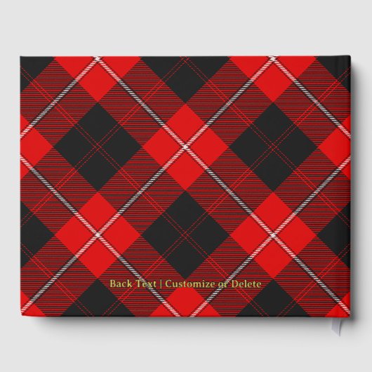 Cunningham Family Wiedersehen Guest Book Gästebuch (Rückseite)