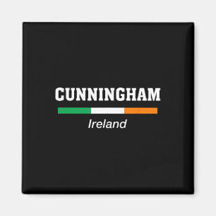 Cunningham irischer Familienname St. Patricks Day  Magnet