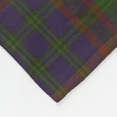 Cunningham Jagd Moderner Clan Abzeichen Tartan Kar Fleecedecke (Ecke)
