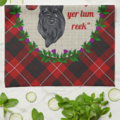 Cunningham Scottie Dog Küchentuch (Gefaltet)