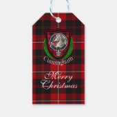 Cunningham Scottish Clan Tartan & Crest Geschenkanhänger (Vorderseite)
