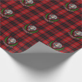 Cunningham Scottish Clan Tartan & Crest Geschenkpapier (Ecke)