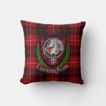 Cunningham Scottish Clan Tartan & Wappen