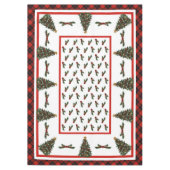 Cunningham Scottish kariert Tartan Christmas Table Tischdecke (Vorderseite)