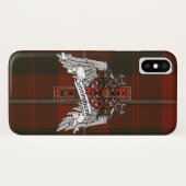 Cunningham Tartan Cross Case-Mate iPhone Hülle (Rückseite (Horizontal))