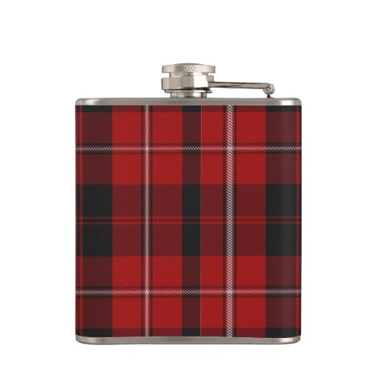 Cunningham Tartan-Flasche Flachmann (Rückseite)