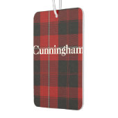 Cunningham Tartan Kariert Air Freshener Autolufterfrischer (Links)
