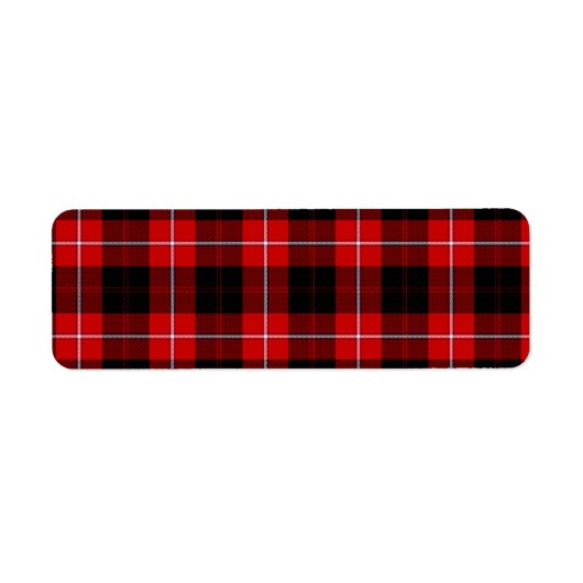 Cunningham Tartan Red Black Kariert (Vorne)