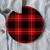 Cunningham Tartan Red Black Kariert Button (Beispiel)