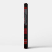 Cunningham Tartan Red Black Kariert Case-Mate iPhone Hülle (Rückseite / Links)