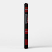 Cunningham Tartan Red Black Kariert Case-Mate iPhone Hülle (Rückseite / Rechts)