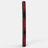 Cunningham Tartan Red Black Kariert Case-Mate iPhone Hülle (Hinten/Rechts)