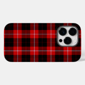 Cunningham Tartan Red Black Kariert Case-Mate iPhone Hülle (Rückseite (Horizontal))