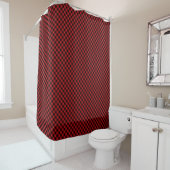 Cunningham Tartan Red Black Kariert Duschvorhang (Beispiel)