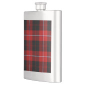 Cunningham Tartan Red Black Kariert Flachmann (Links)