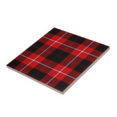 Cunningham Tartan Red Black Kariert Fliese (Seite)