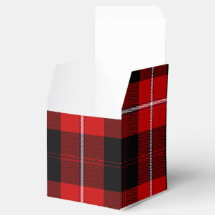 Cunningham Tartan Red Black Kariert Geschenkschachtel