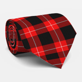 Cunningham Tartan Red Black Kariert Krawatte