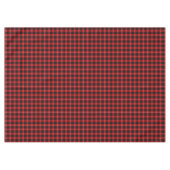 Cunningham Tartan Red Black Kariert Tischdecke (Vorderseite (Horizontal))