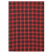 Cunningham Tartan Red Black Kariert Tischdecke (Vorderseite)