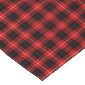 Cunningham Tartan Red Black Kariert Tischdecke (Schrägansicht)