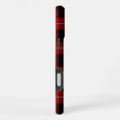 Cunningham Tartan Rot Schwarz Karo iPhone Hülle (Rechte Seite)