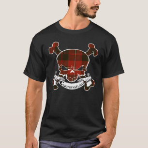 Cunningham Tartan-Schädel-Shirt T-Shirt