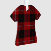Cunningham Tartan-T - Shirt-Verzierung Ornament (Vorderseite)