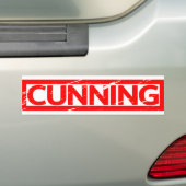 Cunnning Briefmarke Autoaufkleber (Auf Auto)