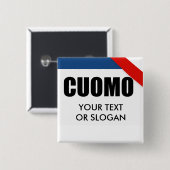 CUOMO 2010 BUTTON (Vorne & Hinten)