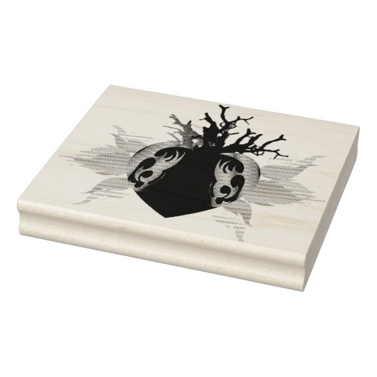 Cuore e coralli gummistempel (Stempel)