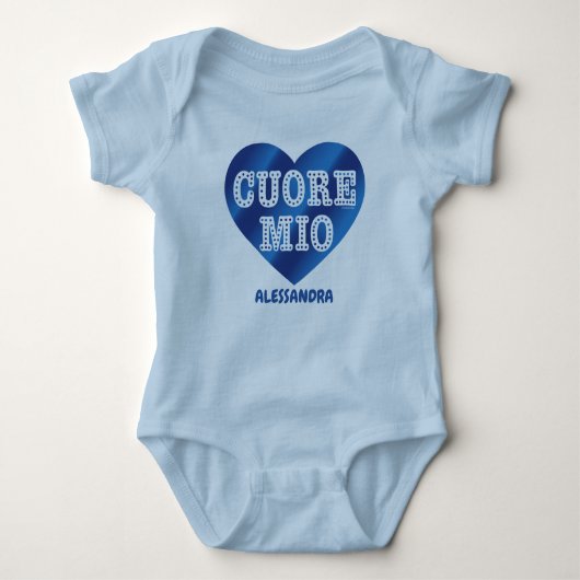 Cuore Mio Blue Baby Bodysuit Baby Strampler (Vorderseite)